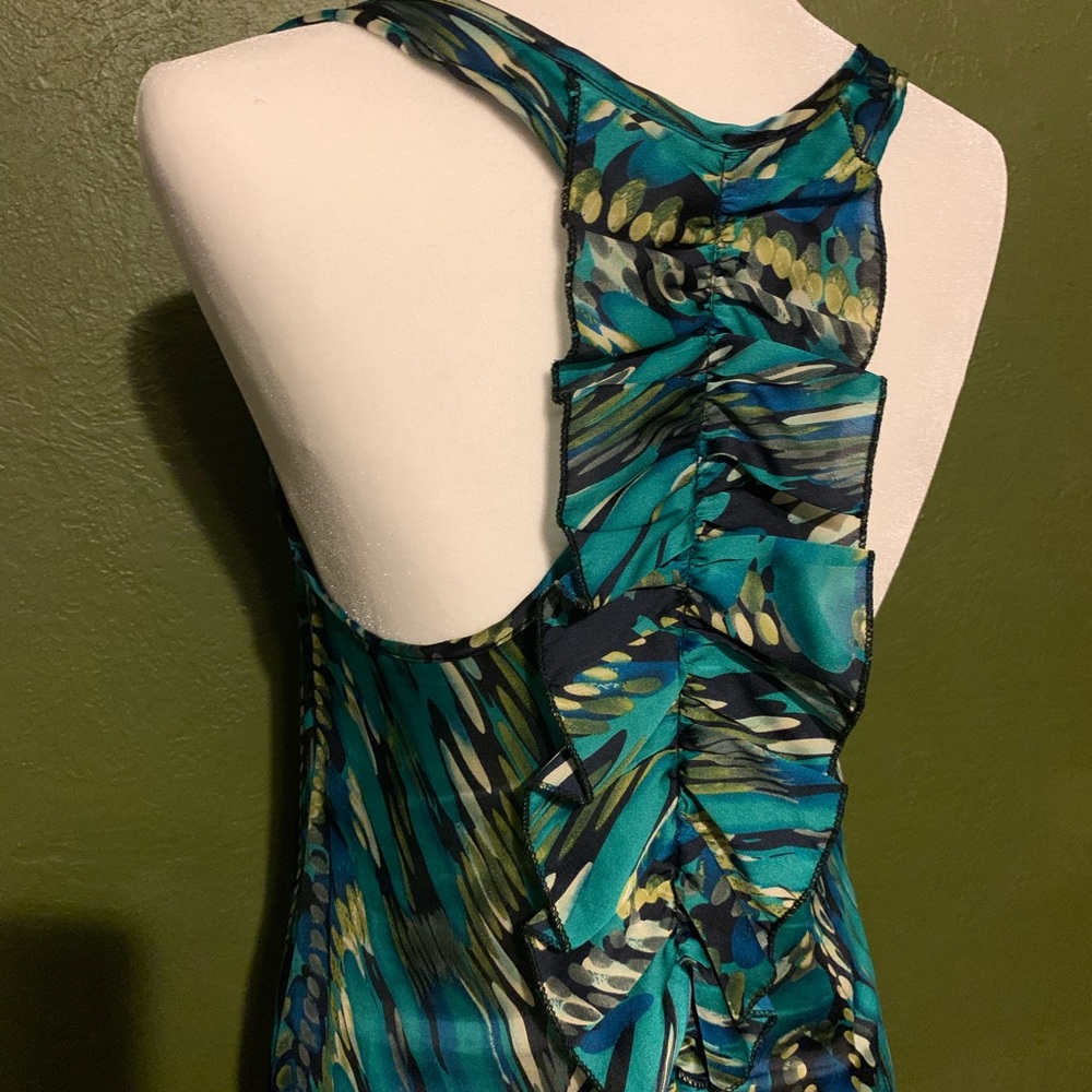 Ruffled Racerback tank S - Picture 3 of 5